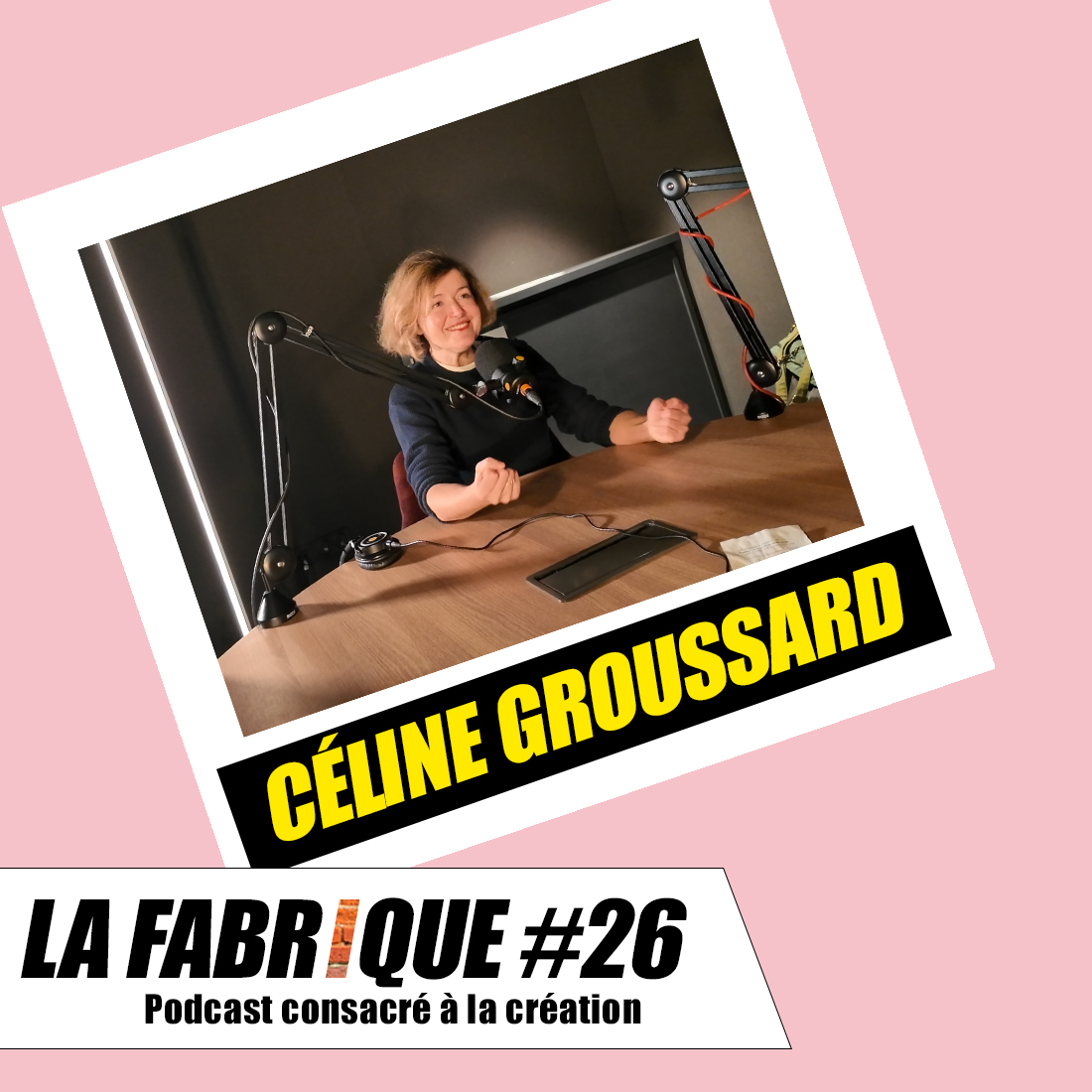 Ramzi Assadi et Juliette Arnaud avec Céline Groussard lors du podcast La Fabrique