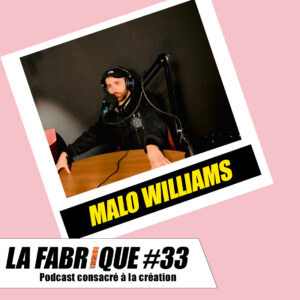Ramzi Assadi et Juliette Arnaud avec Malo Williams lors du podcast La Fabrique