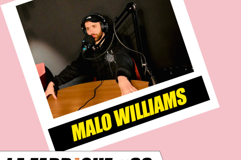 Ramzi Assadi et Juliette Arnaud avec Malo Williams lors du podcast La Fabrique