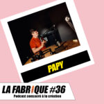 Ramzi Assadi et Juliette Arnaud avec Papy lors du podcast La Fabrique