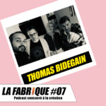 François Audoin, Ramzi Assadi et Juliette Arnaud avec Thomas Bidegain lors du podcast La Fabrique