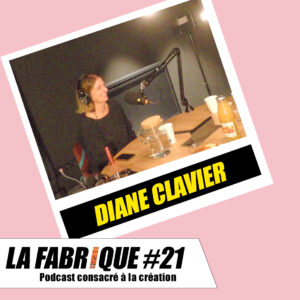 Ramzi Assadi et Juliette Arnaud avec Diane Clavier lors du podcast La Fabrique