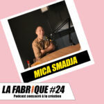 Ramzi Assadi et Juliette Arnaud avec Mica Smadja lors du podcast La Fabrique